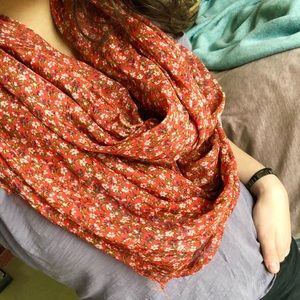 Spring Flowers Infinity Scarf